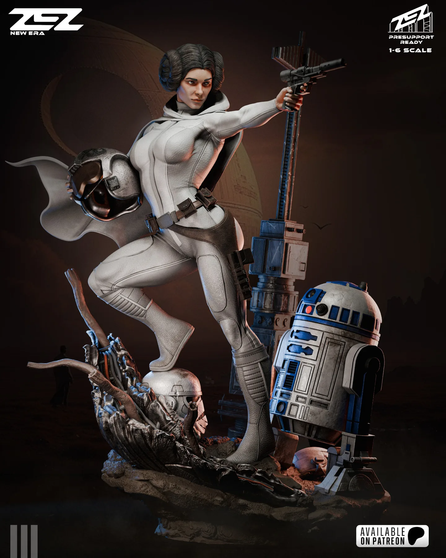 Princess Leia Sculpture