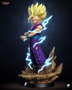 Gohan SSJ2 Sculpture thumbnail 2