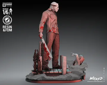Jason Voorhees Sculpture thumbnail 2