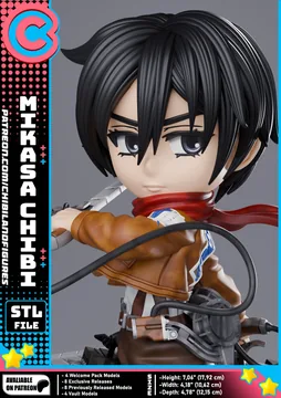 Mikasa Ackerman Chibi thumbnail 5