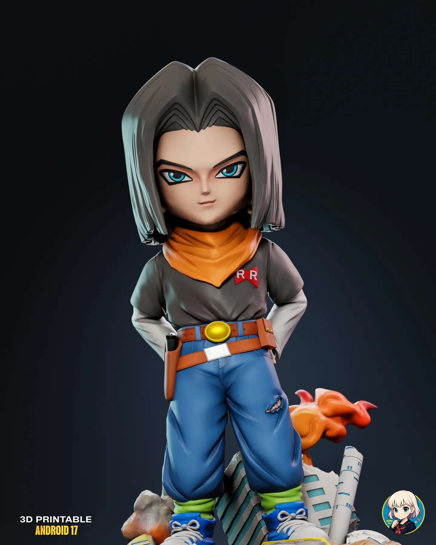 Android 17 Chibi
