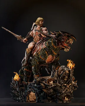 He man Sculpture thumbnail 6
