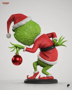 Grinch Chibi thumbnail 2