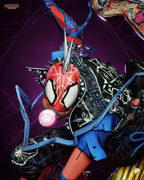 Spider-Punk Sculpture thumbnail 5