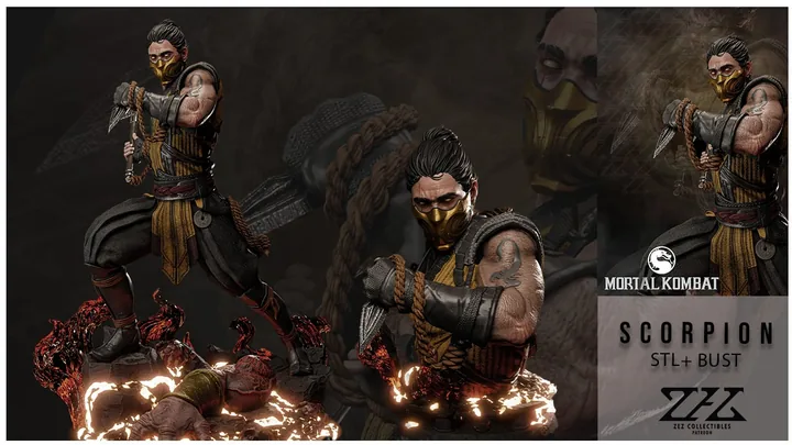 Scorpion Bust