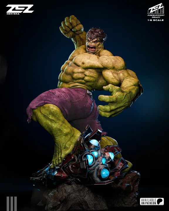 Hulk Sculpture