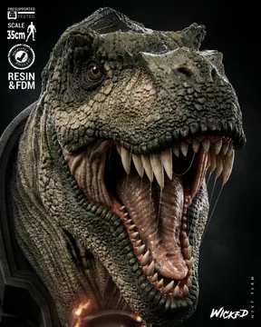 T-Rex Bust thumbnail 3