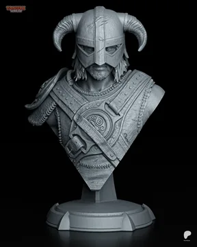 Dovahkiin Bust thumbnail 6