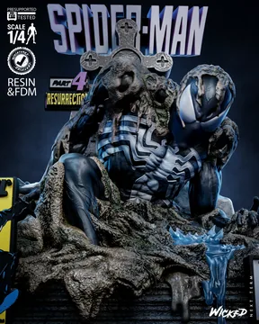The Last Hunt Spiderman Tomb Bust thumbnail 5
