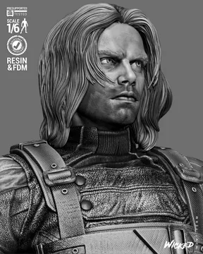 Winter Soldier Sculpture thumbnail 5