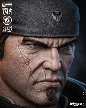Marcus Fenix Bust thumbnail 5