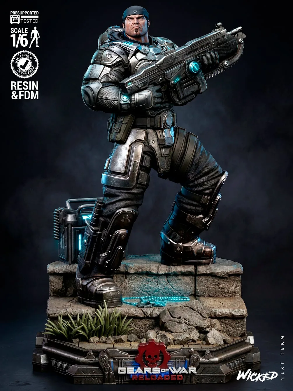 Marcus Fenix Sculpture