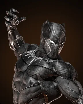 Black Panther Sculpture thumbnail 3