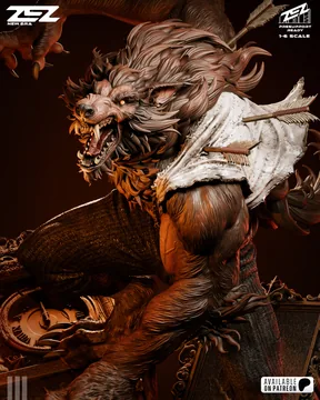 Werewolf Sculpture thumbnail 5