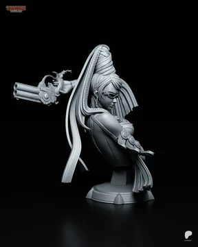 Bayonetta Bust thumbnail 2