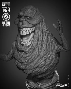 Slimer Sculpture thumbnail 3