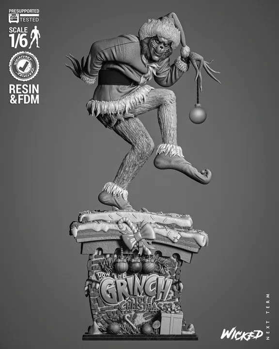 Grinch (Jim Carry) Sculpture