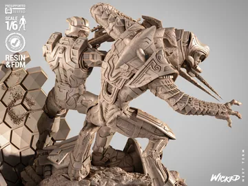 Master Chief and The Arbiter Diorama thumbnail 6