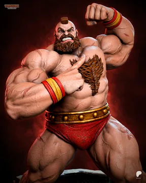 Zangief Sculpture thumbnail 6