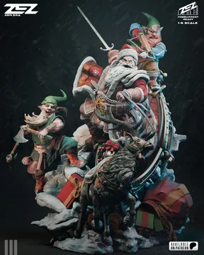 Santa Claus Sculpture thumbnail 5