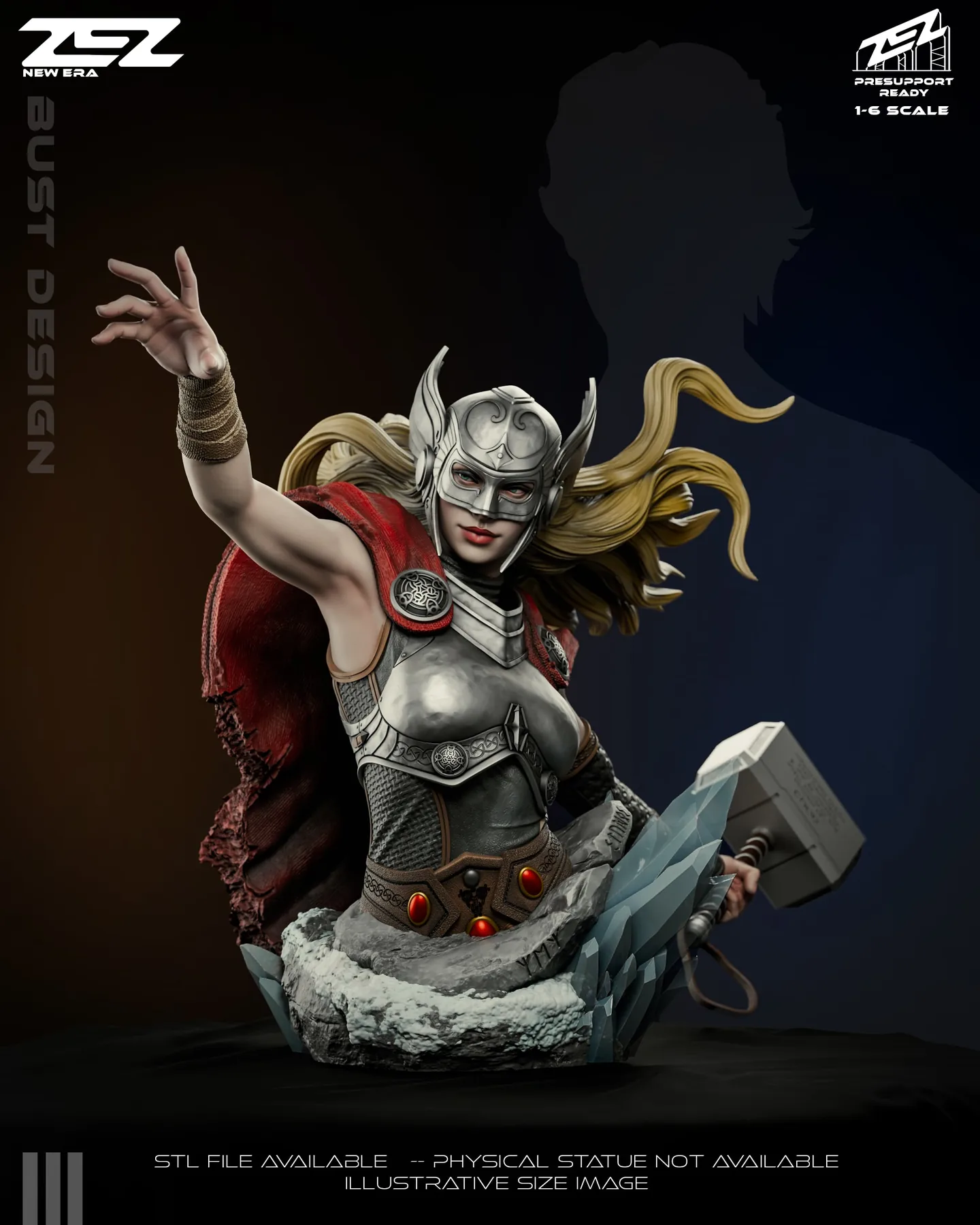 Lady Thor Bust