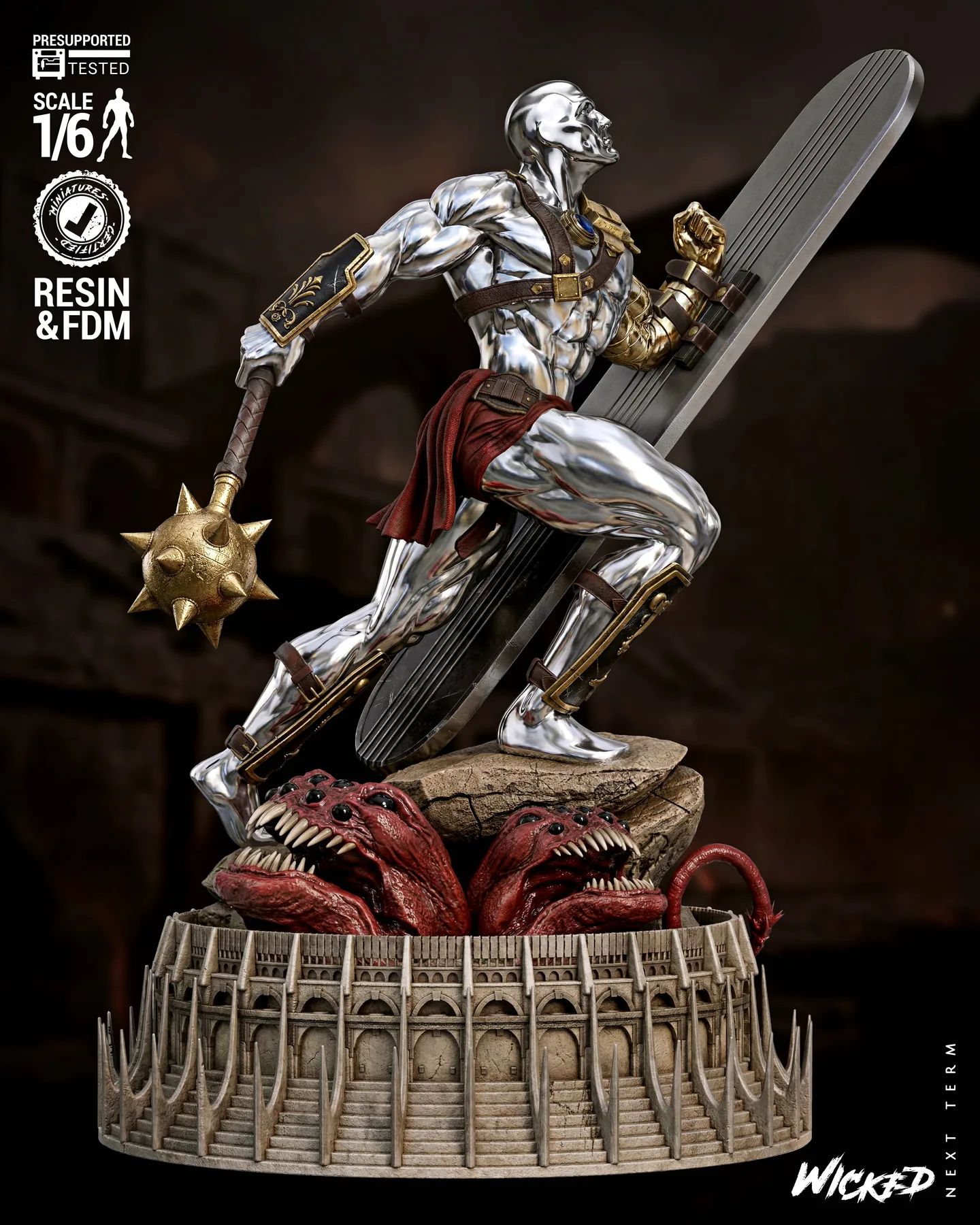 Silver Surfer Sculpture