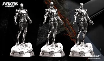 Iron Man Sculpture thumbnail 4