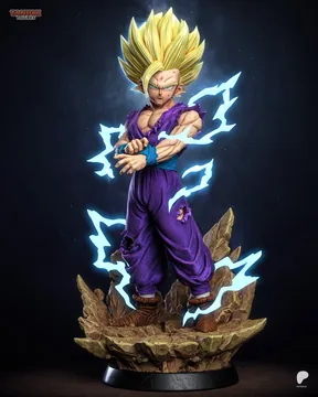 Gohan SSJ2 Sculpture thumbnail 1