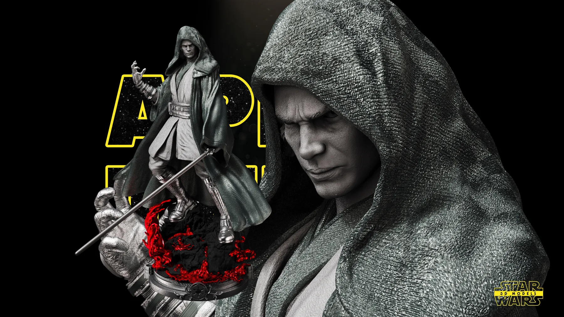 Anakin Skywalker Sculpture