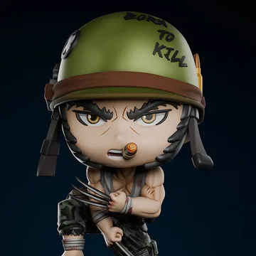 Wolverine Chibi thumbnail 2