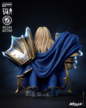 Arthas Bust thumbnail 2