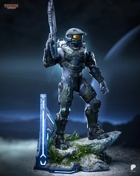 Master Chief Sculpture thumbnail 2