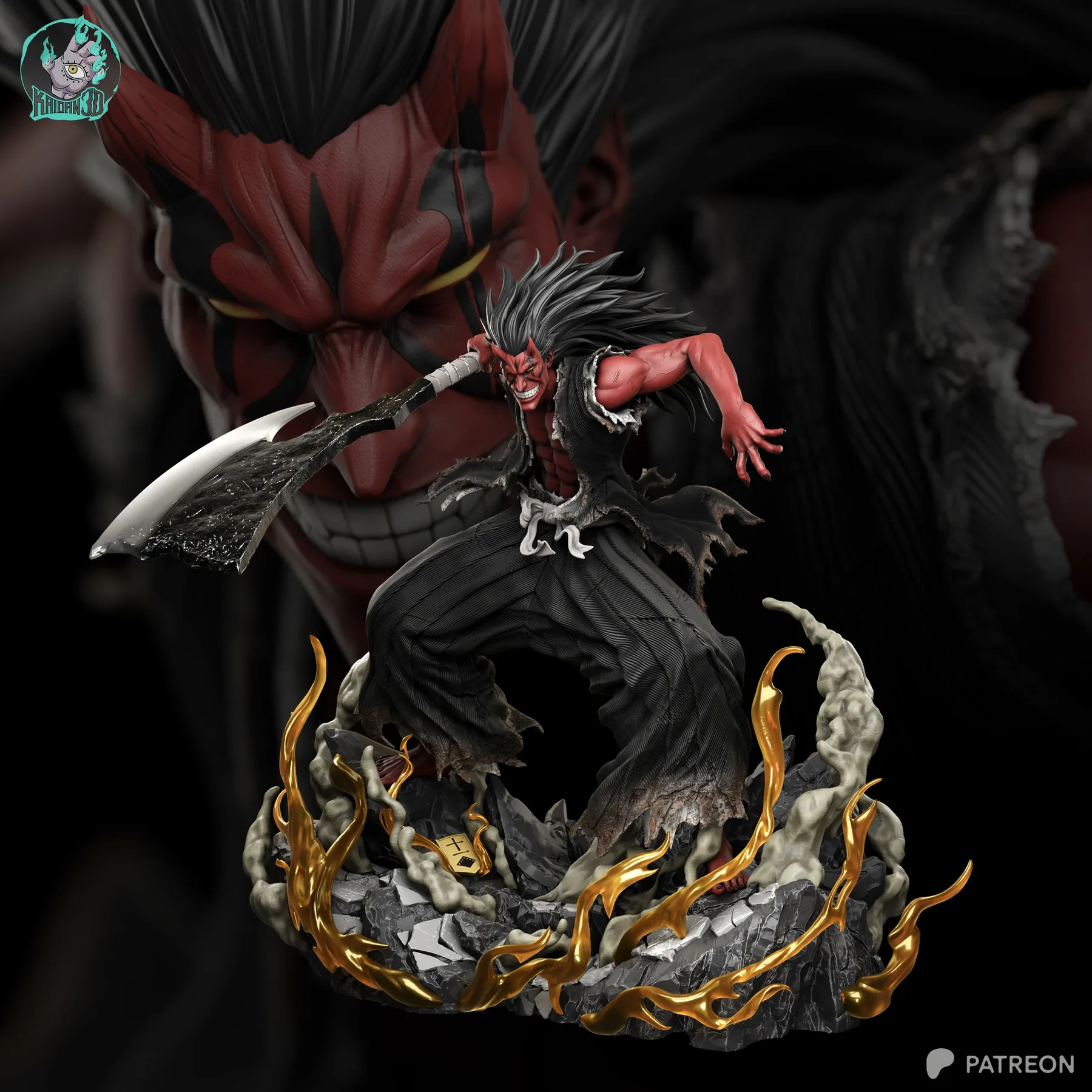 Zaraki Kenpachi Sculpture