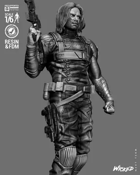 Winter Soldier Sculpture thumbnail 3