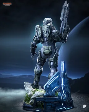 Master Chief Sculpture thumbnail 3
