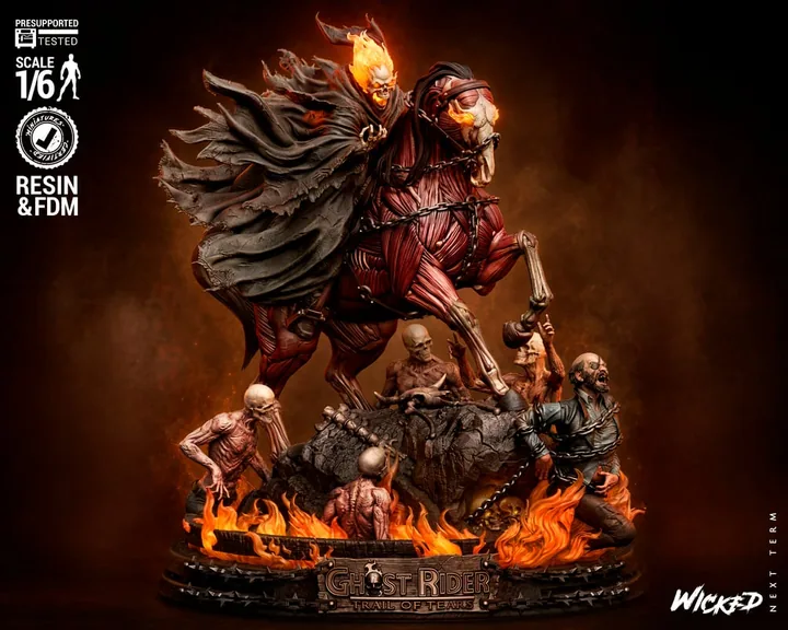 Ghost Rider Caleb Diorama