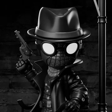 Spider Noir Chibi thumbnail 2