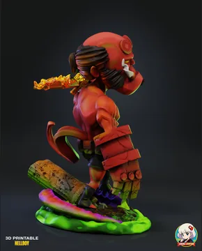 Hellboy Chibi thumbnail 5