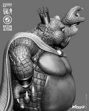 King Rool Sculpture thumbnail 3