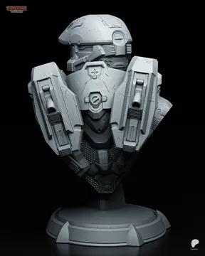 Master Chief Bust thumbnail 3