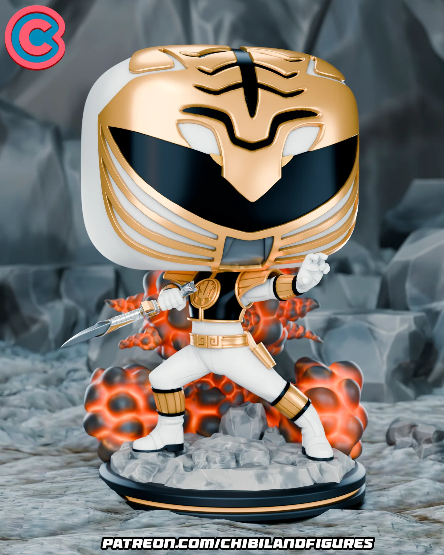 White Ranger Chibi