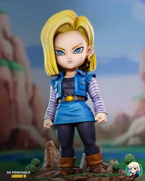Android 18 Chibi thumbnail 1