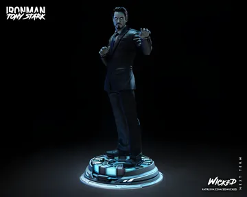 Tony Stark Sculpture thumbnail 4