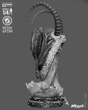 Krampus Bust thumbnail 3