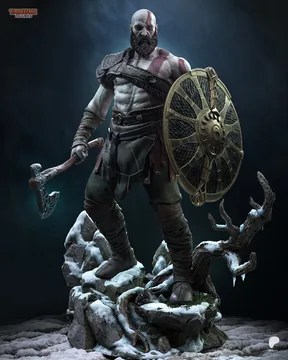 Kratos Sculpture thumbnail 1