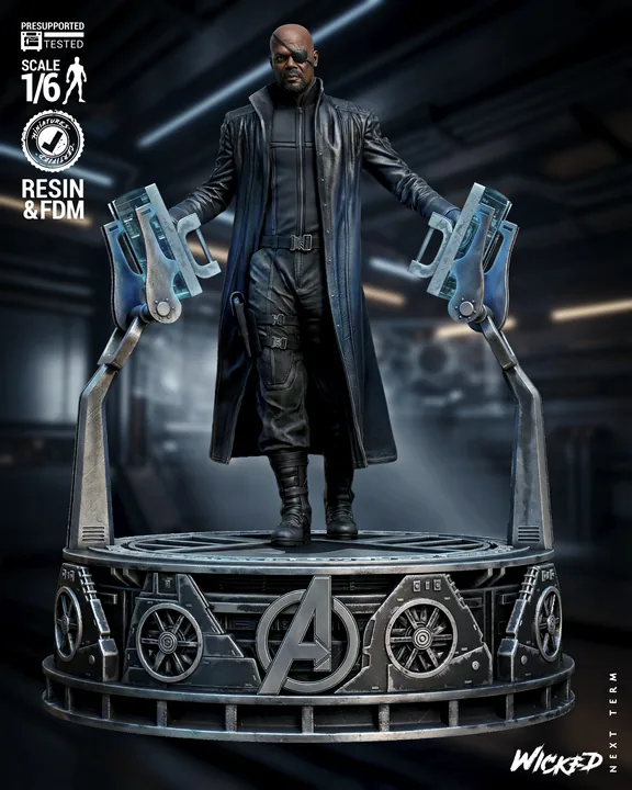 Nick Fury Sculpture
