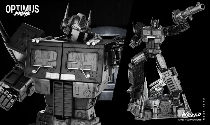 Optimus Prime Sculpture