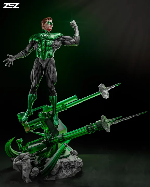 Green Lantern Sculpture