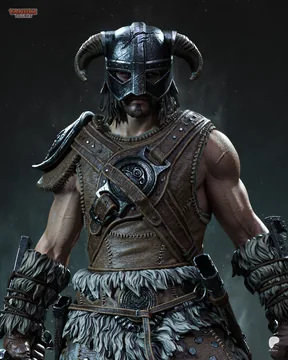 Dovahkiin Sculpture thumbnail 2