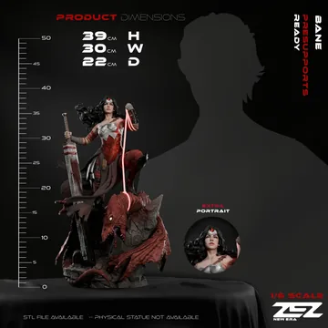 Wonderwoman Absolute Sculpture thumbnail 6